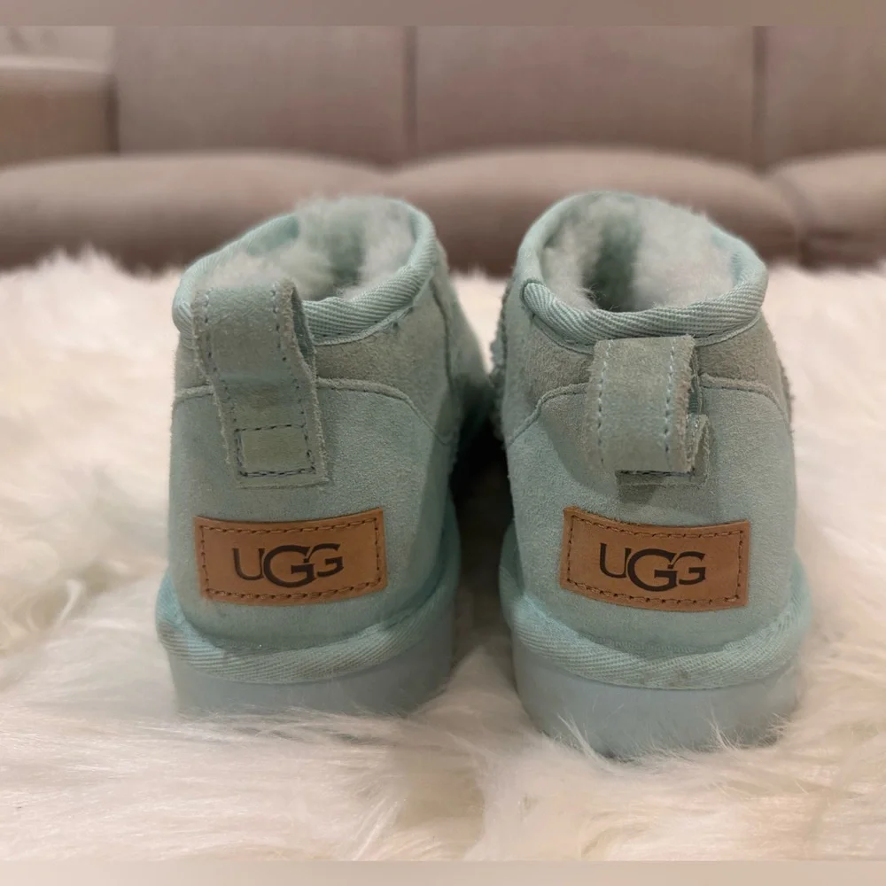 UGG Kids Aqua Blue Mini Boot